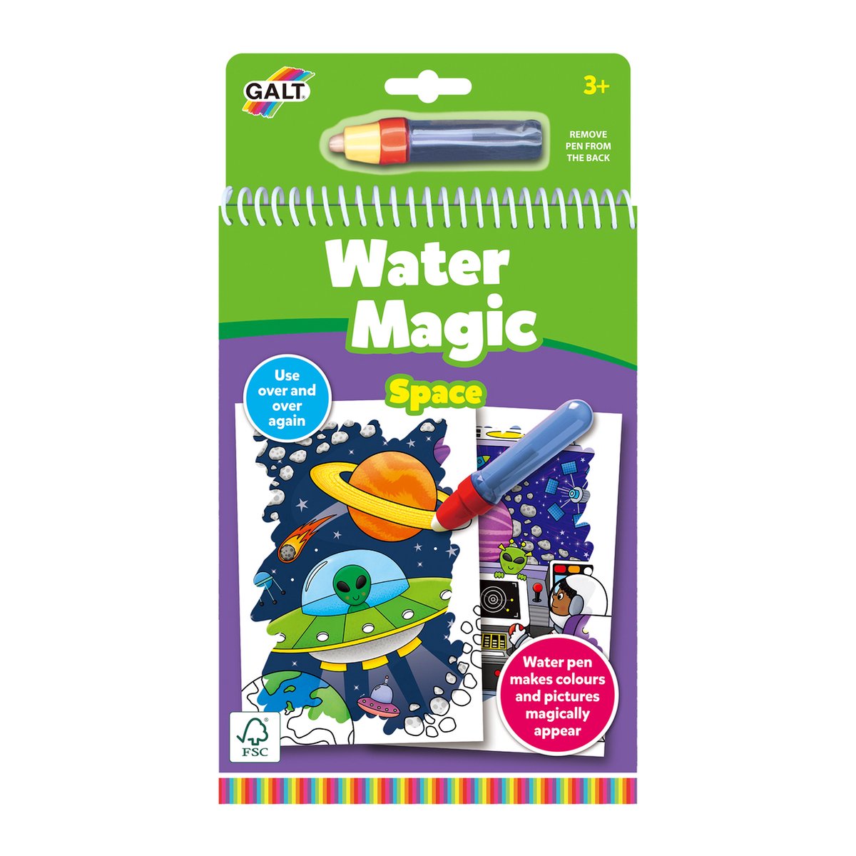   - Water Magic - Ruimte - Kleurboek met water - Vanaf 3 jaar - Kleuren