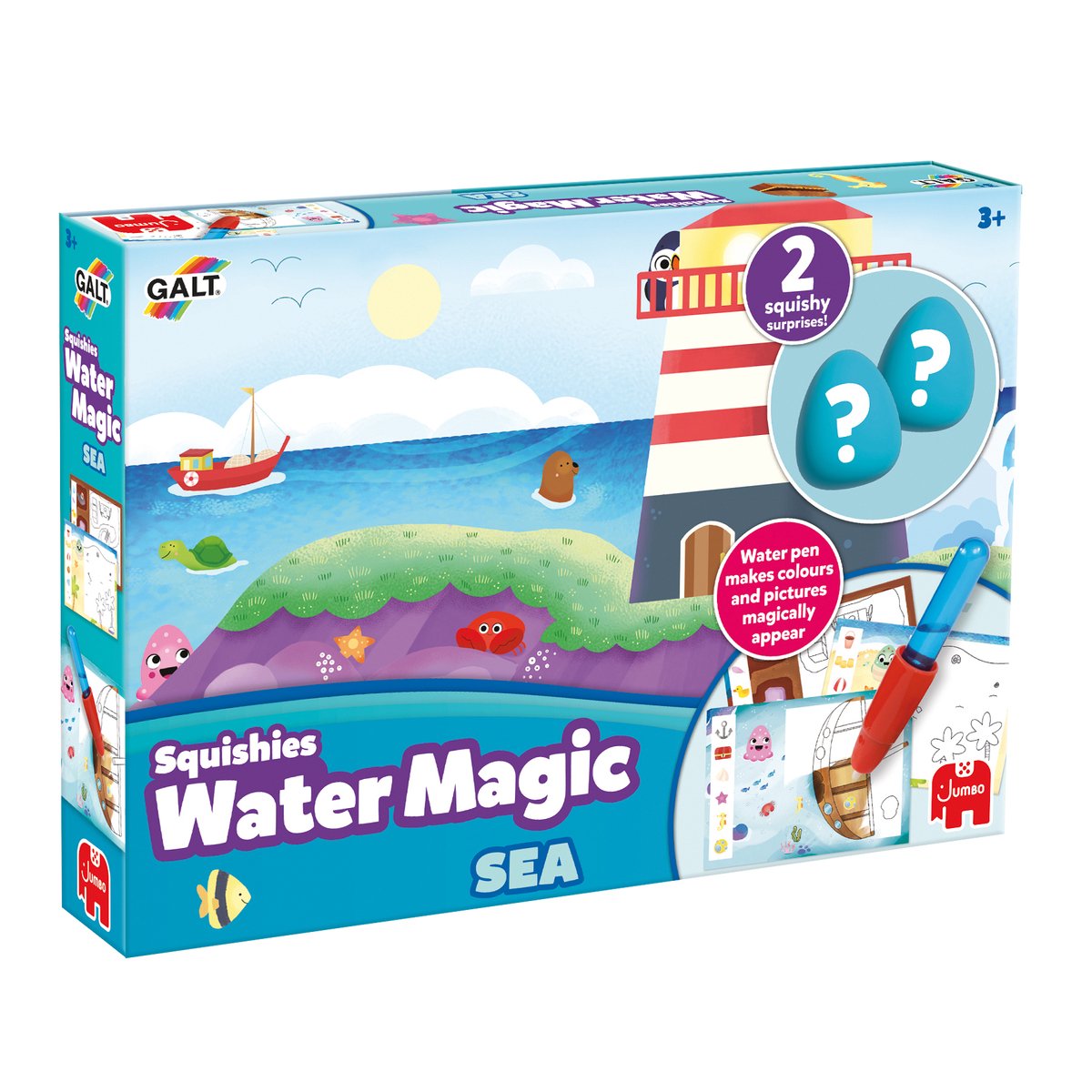   - Water Magic - Squishies - Zeedieren- Voor kinderen vanaf 3 jaar - Kleuren met water