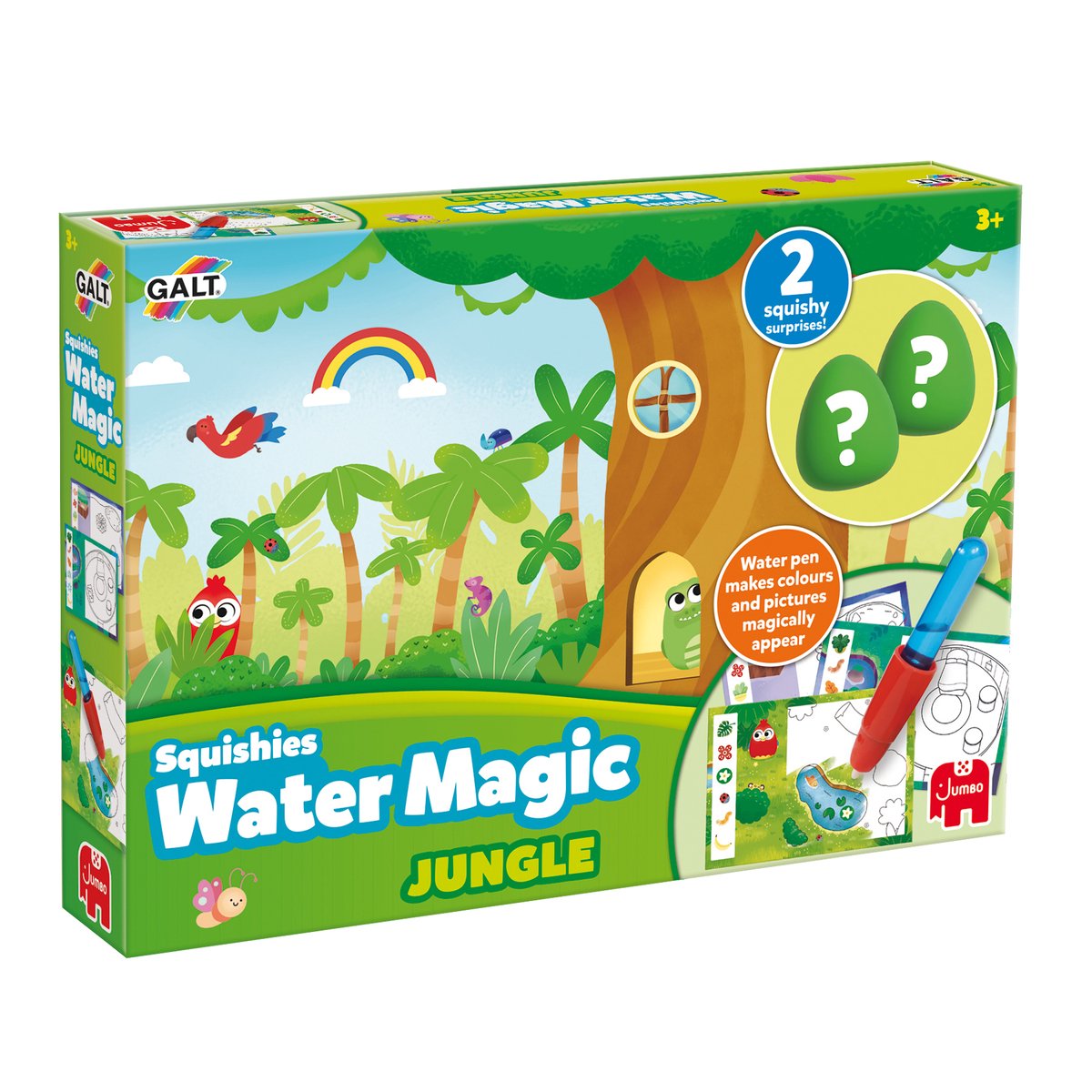   - Water Magic Squishies - Jungle - Voor kinderen vanaf 3 jaar - Kleuren met water