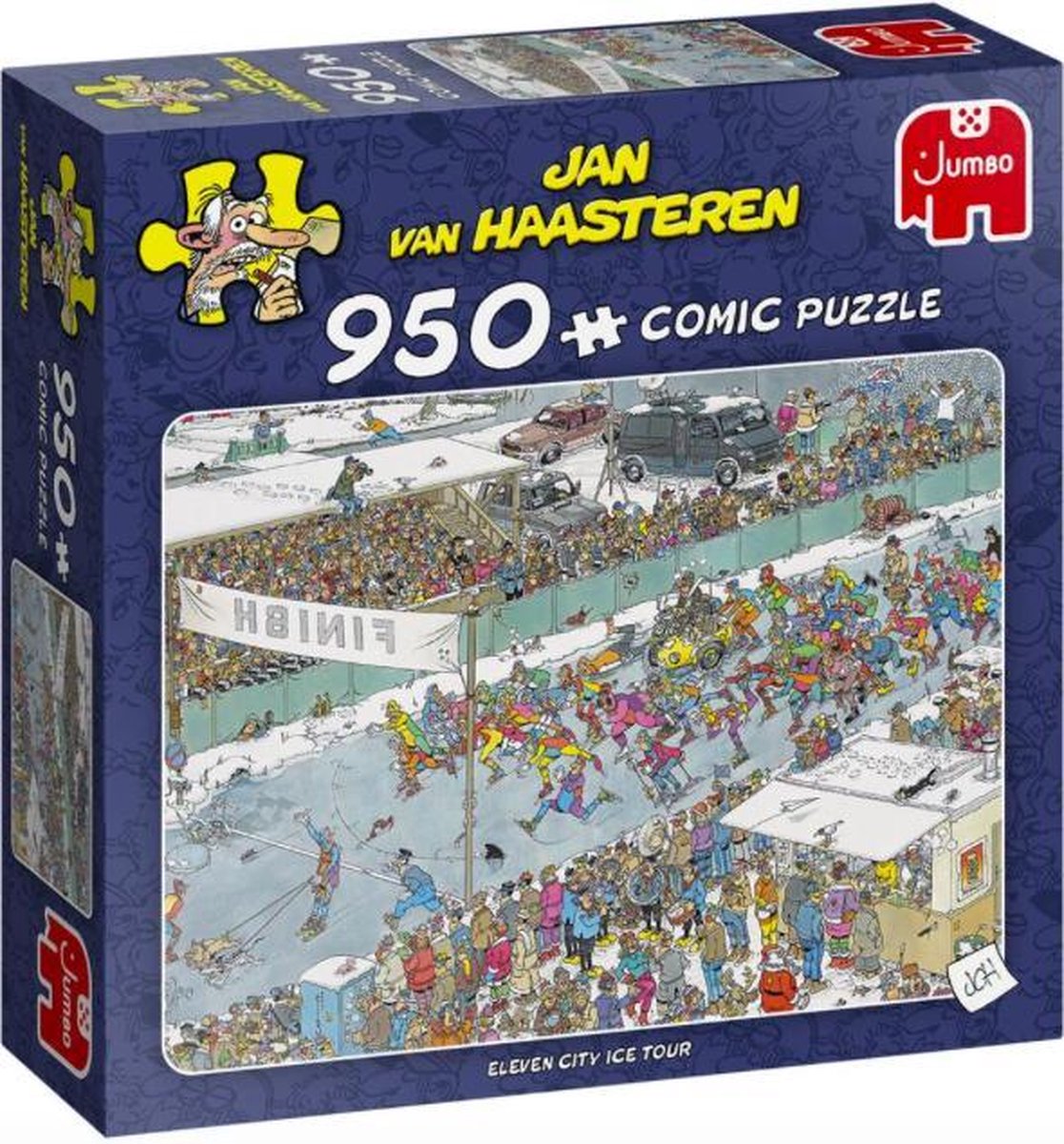 Jumbo Eleven City Ice Tour / Elfstedentocht Puzzel 950 Stukjes