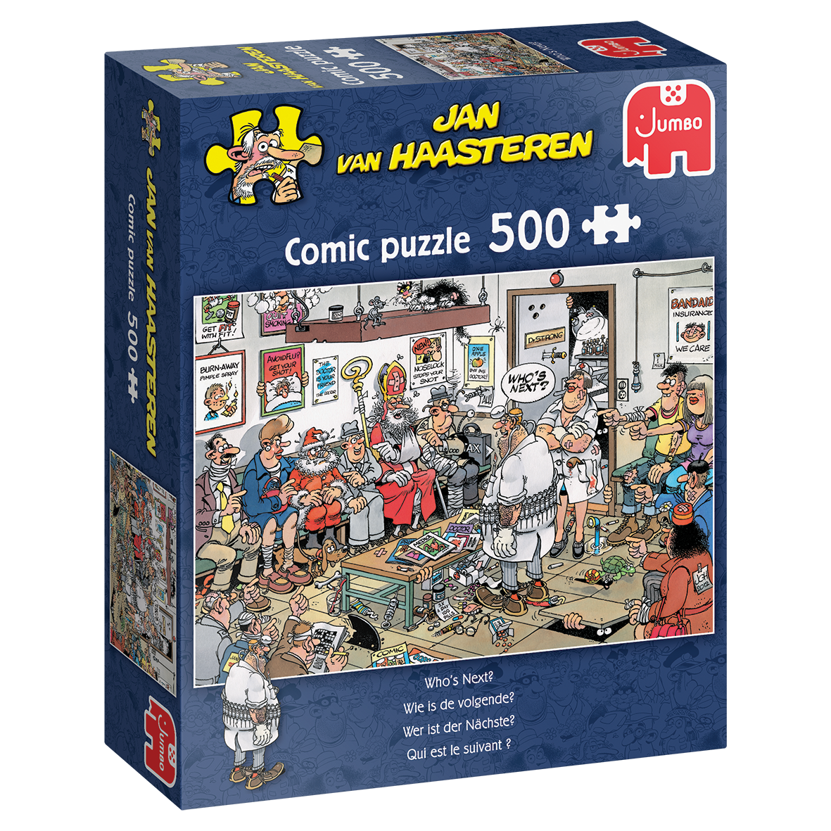   Jan Van Haasteren 500 stukjes wie is de volgende?