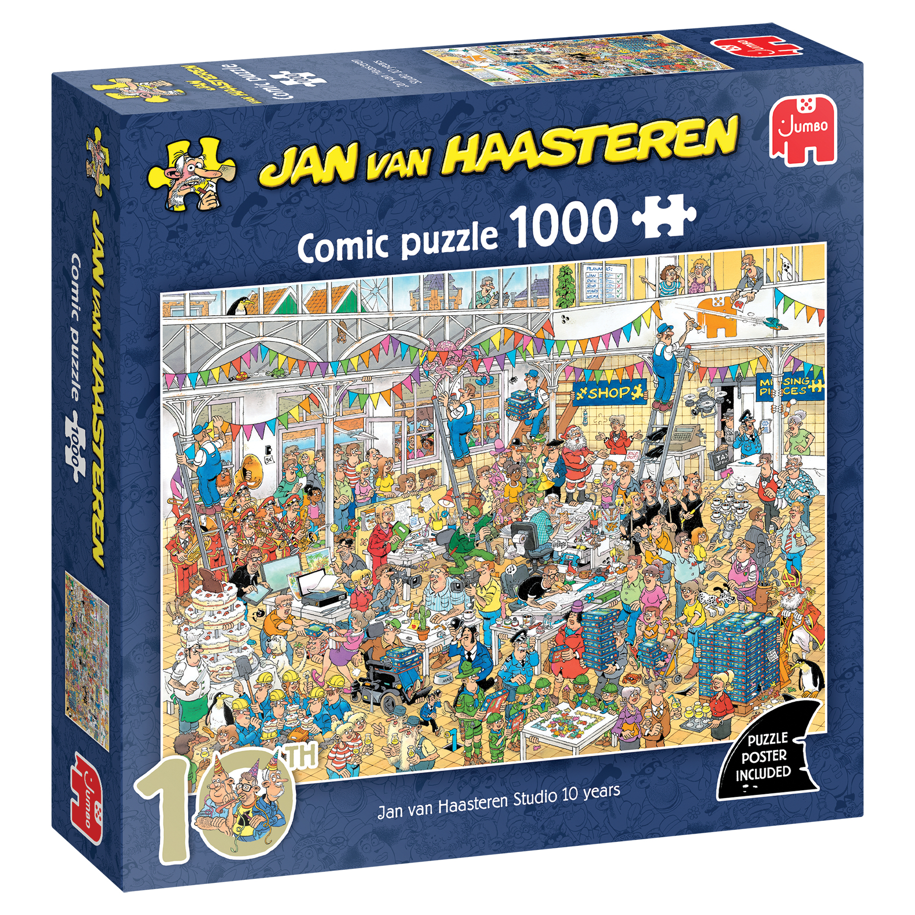   Jan van Haasteren 10 jaar Jan van Haasteren studio 1000 stukje