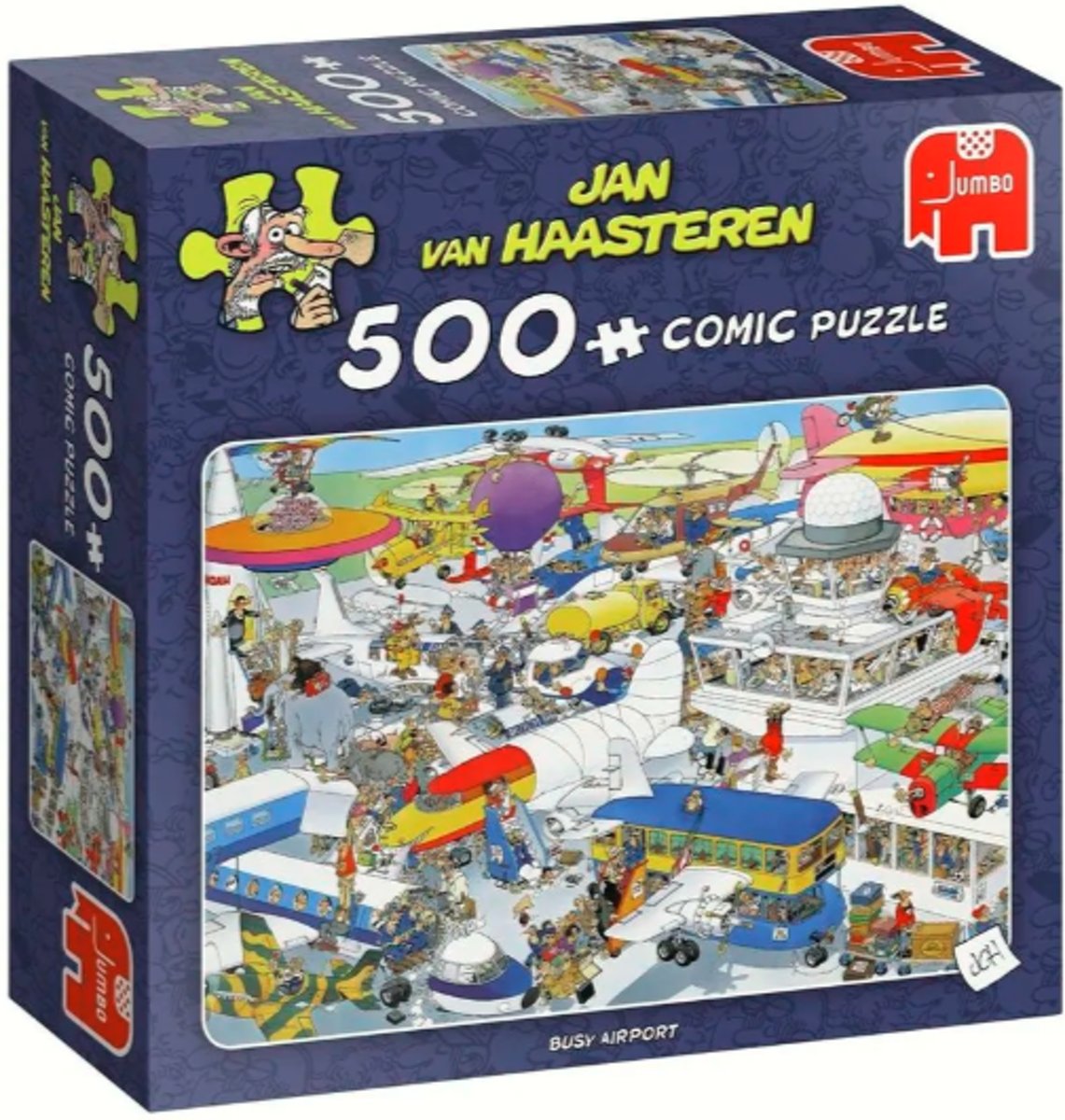 Jumbo Jan van Haasteren Busy Airport Puzzel vliegveld