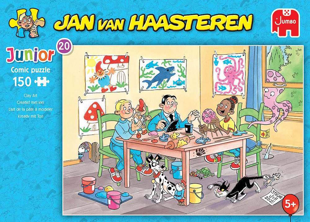   Jan van Haasteren Junior Creatief met klei 150 stukjes
