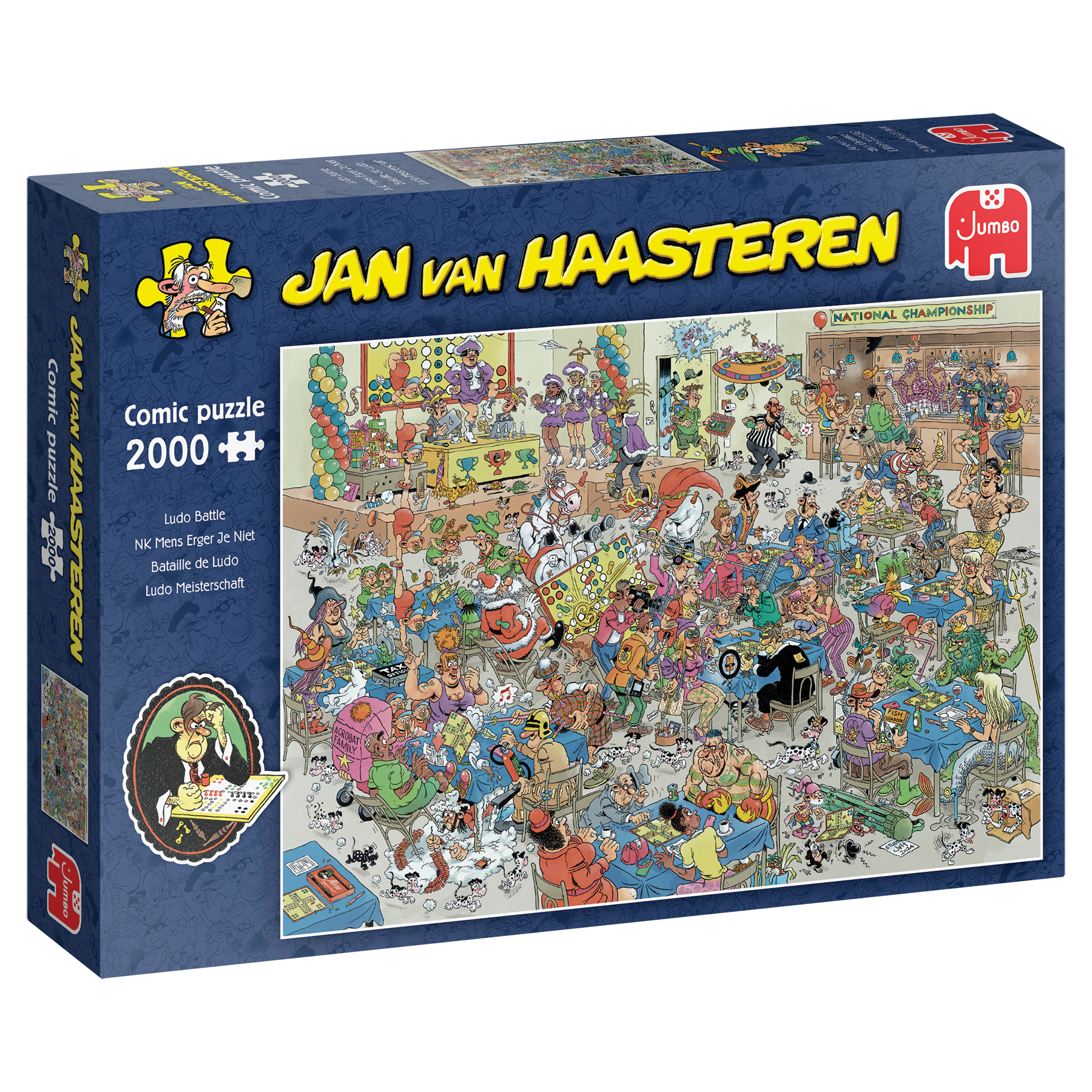   Jan van Haasteren NK mens erger je niet 2000 stukjes