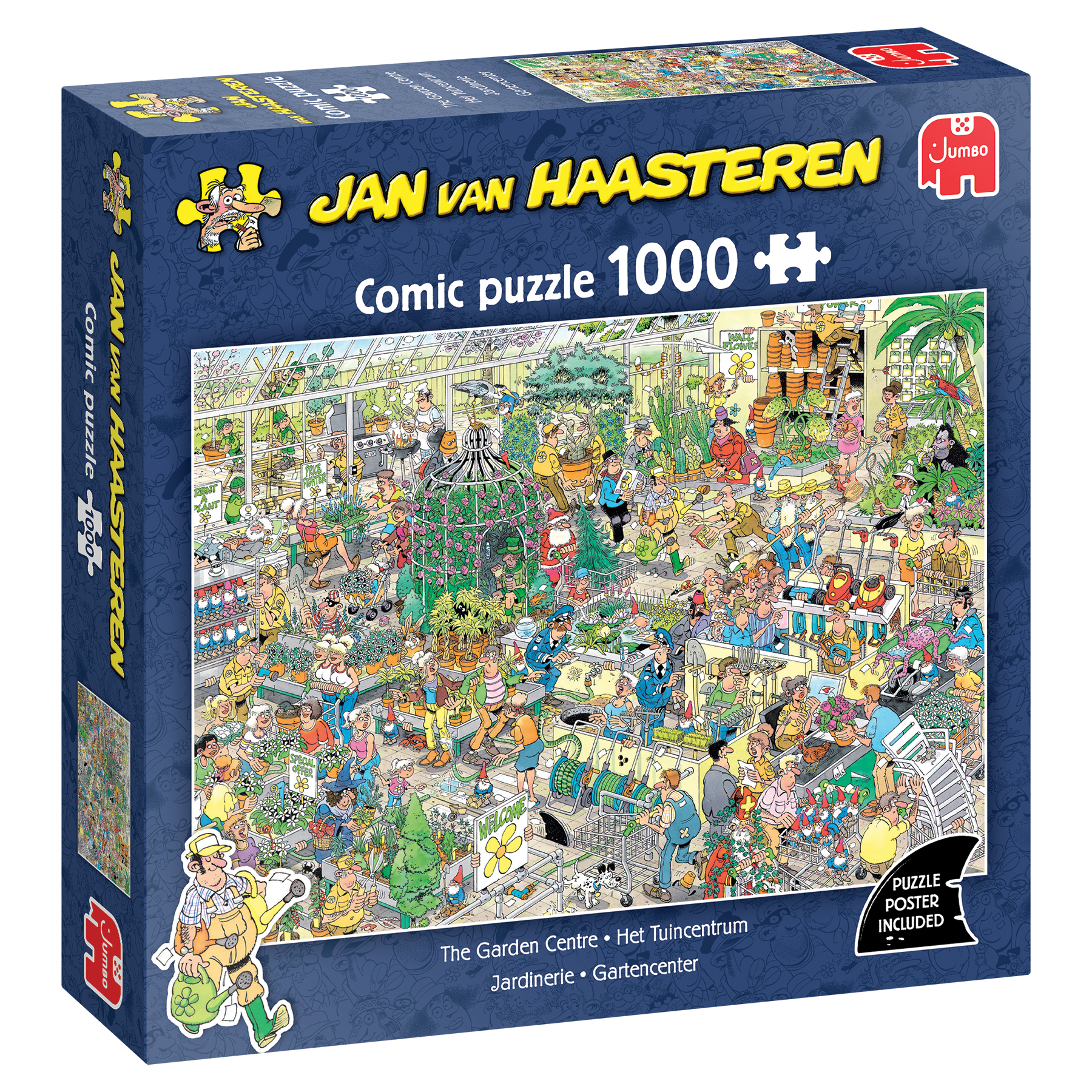   Jan van Haasteren het tuincentrum 1000 stukjes
