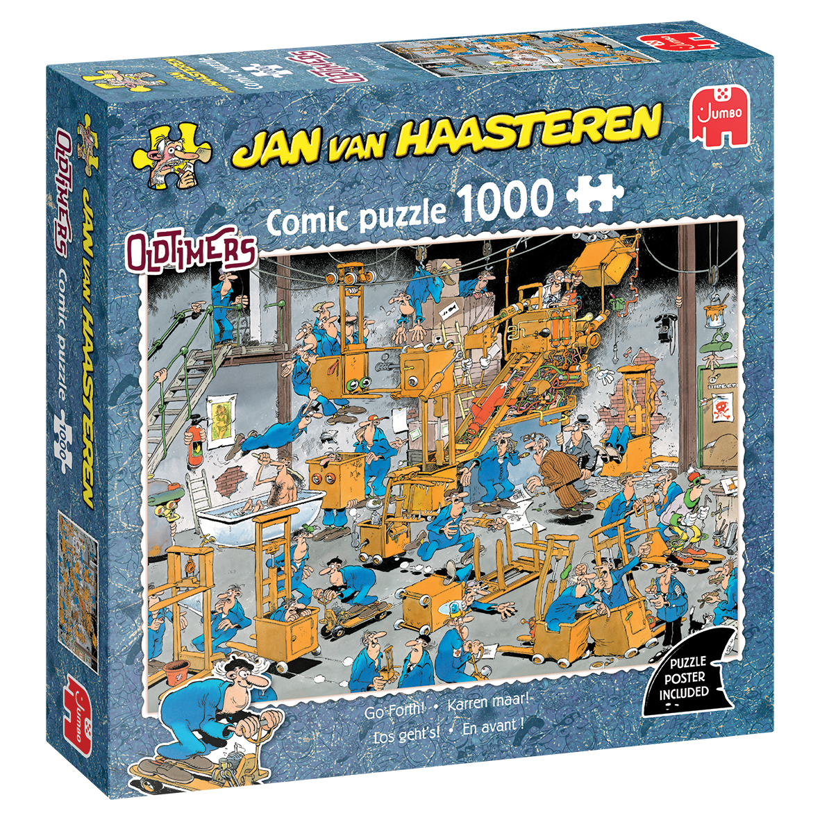   Jan van Haasteren oldtimers karren maar! 1000 stukjes