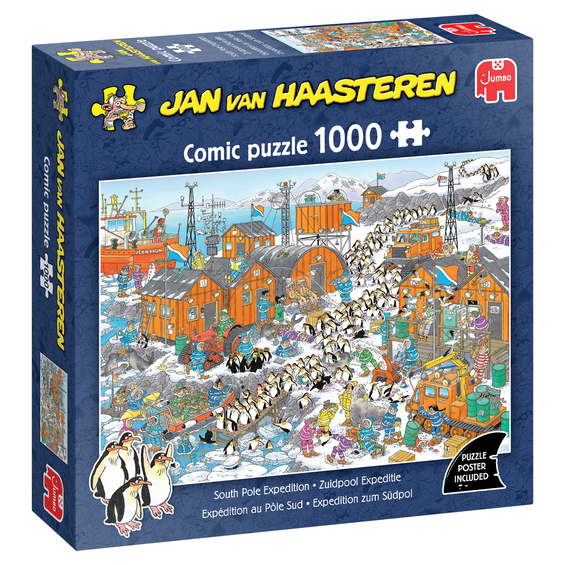   Jan van Haasteren zuidpool expeditie 1000 stukjes