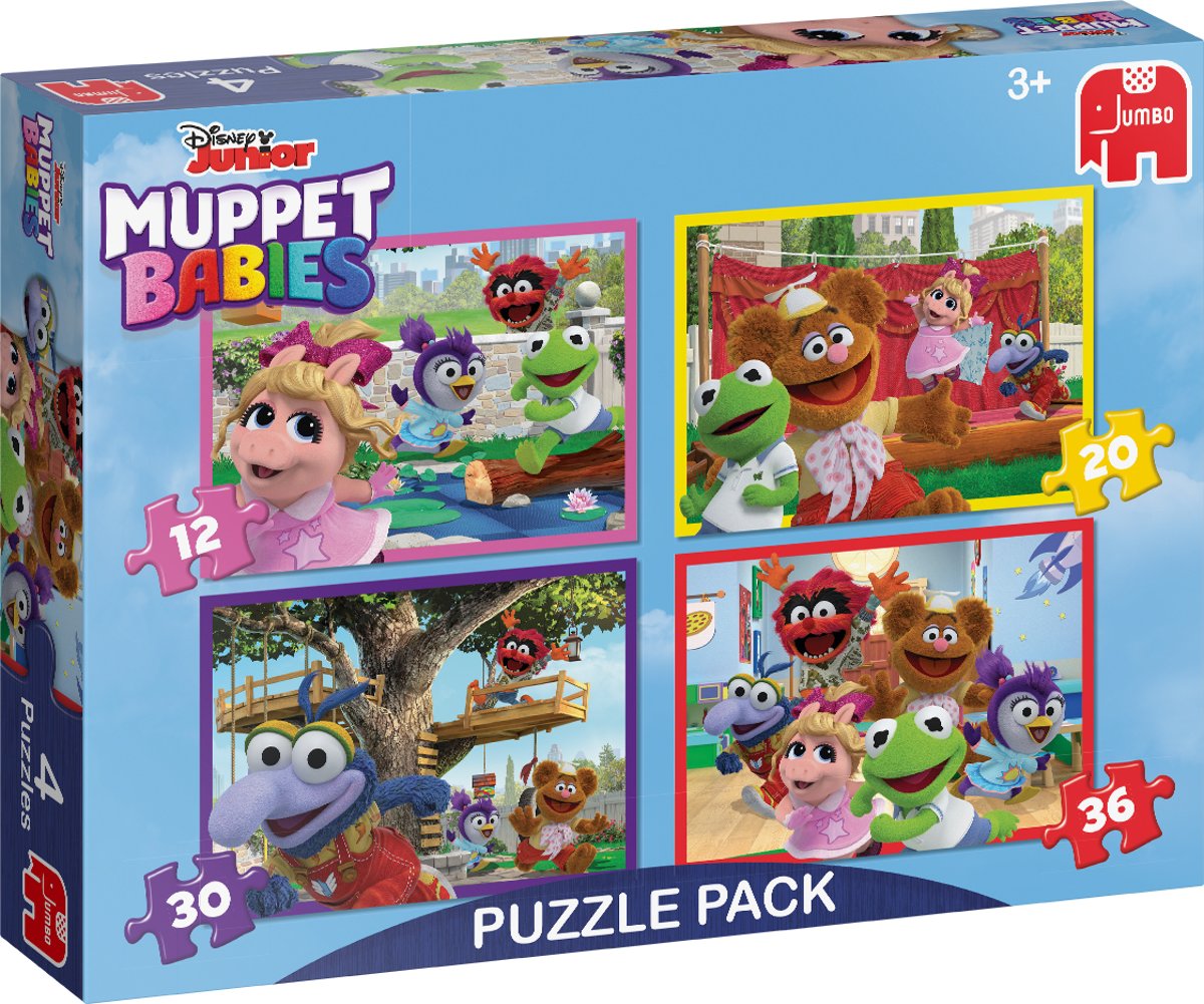   Legpuzzel Muppet Babies 4in1 Puzzle Pack