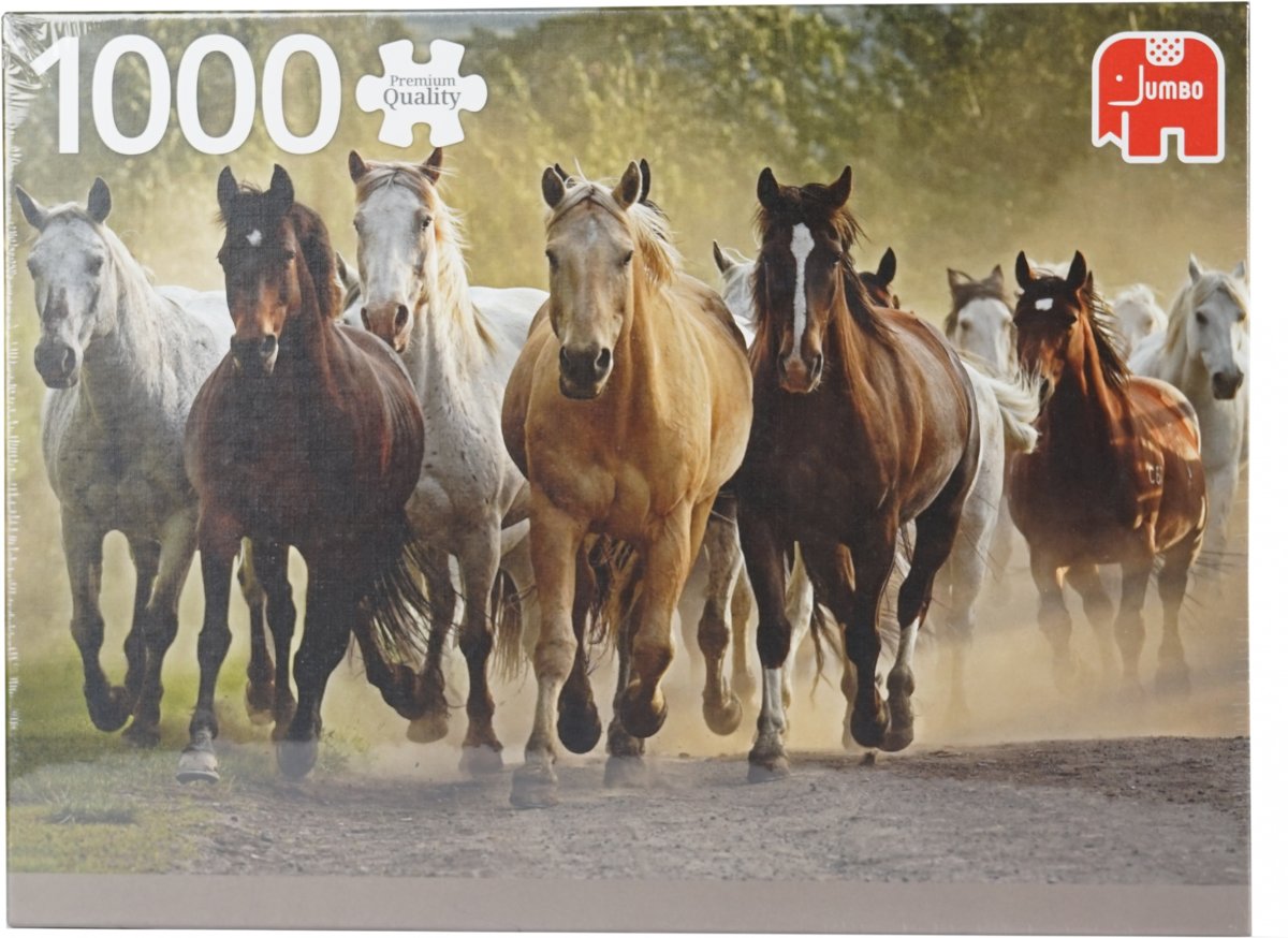 Jumbo Legpuzzel Paarden 1000 Stukjes