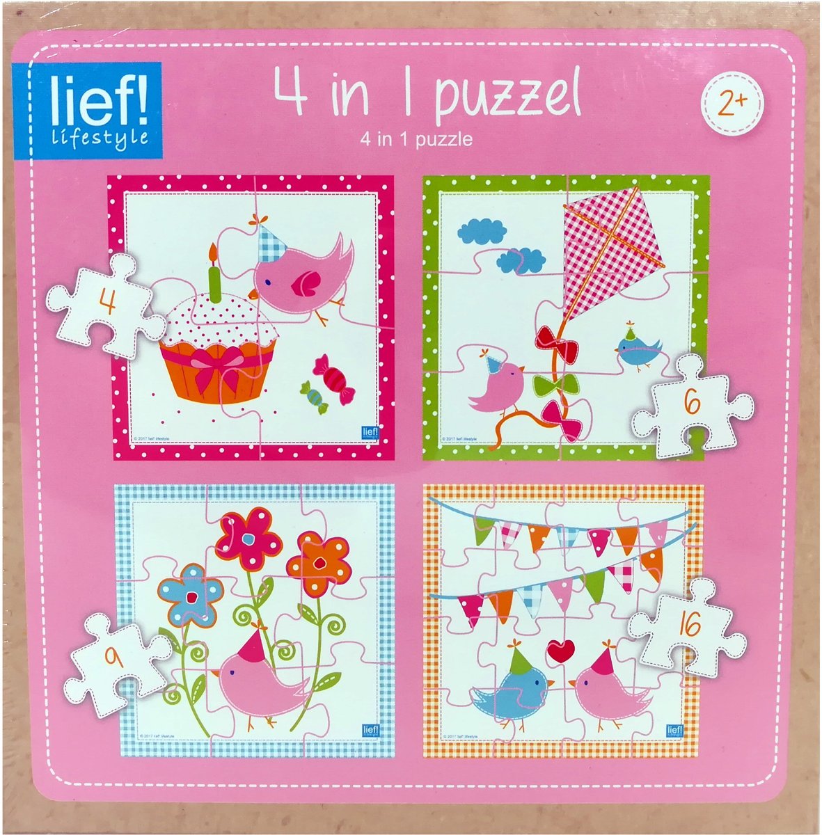 Jumbo Lief! - 4 in 1 Puzzel