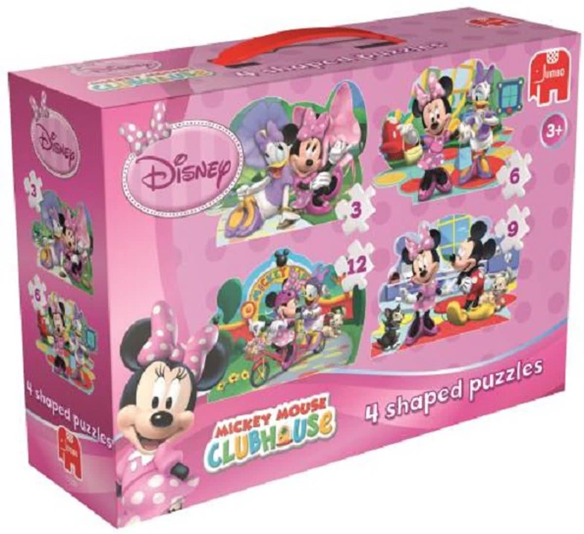 Jumbo Minnie 4-in-1 - Puzzel - 12 stukjes