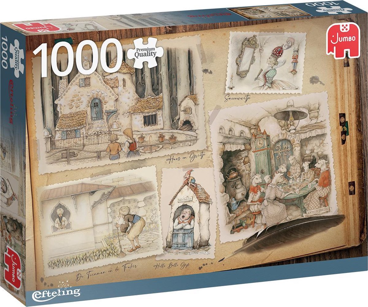   Premium Collection Puzzel Anton Pieck Efteling - Legpuzzel - 1000 stukjes