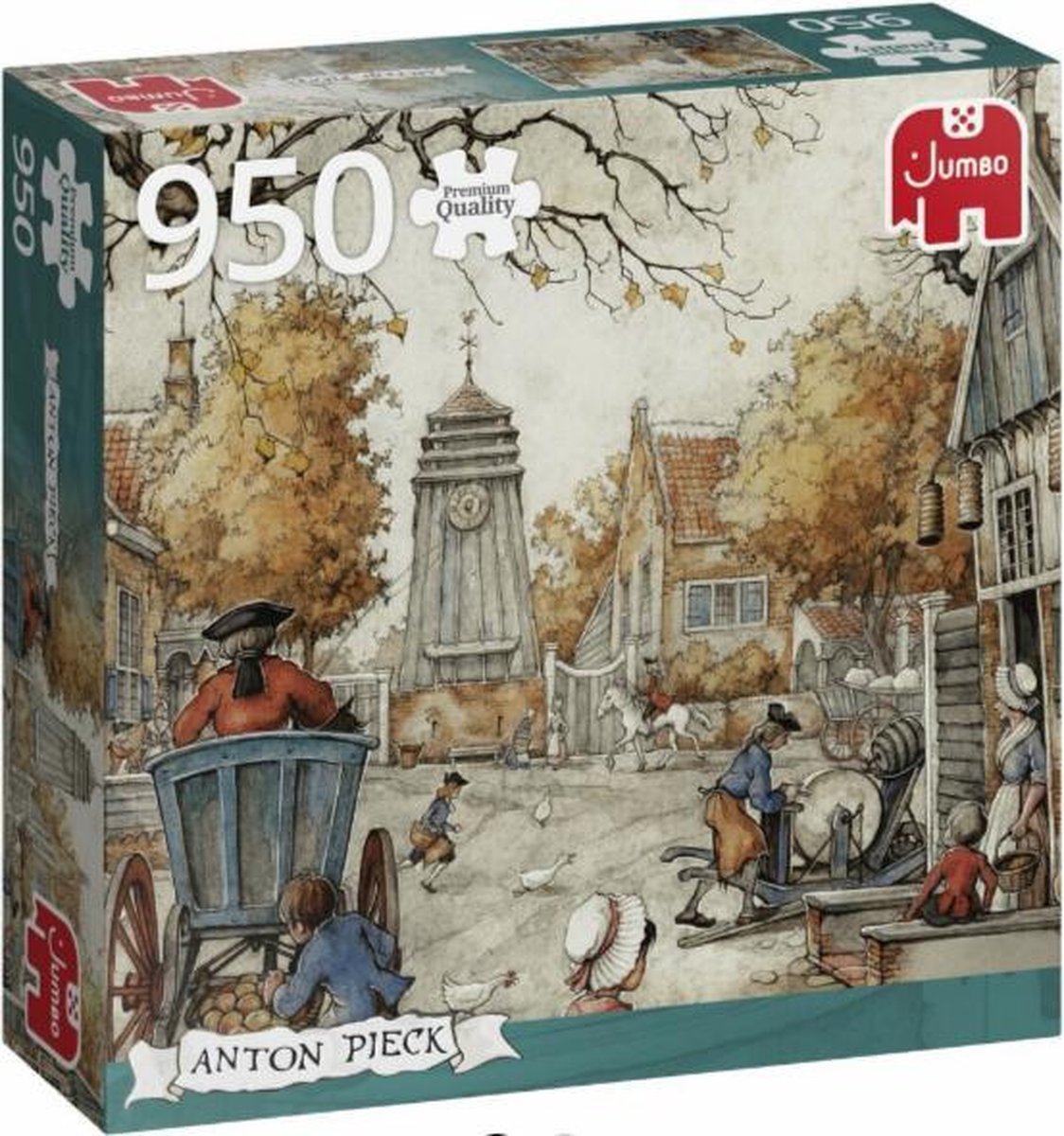   Premium Collection Puzzel Anton Pieck Het Dorpsplein - Legpuzzel - 950 stukjes