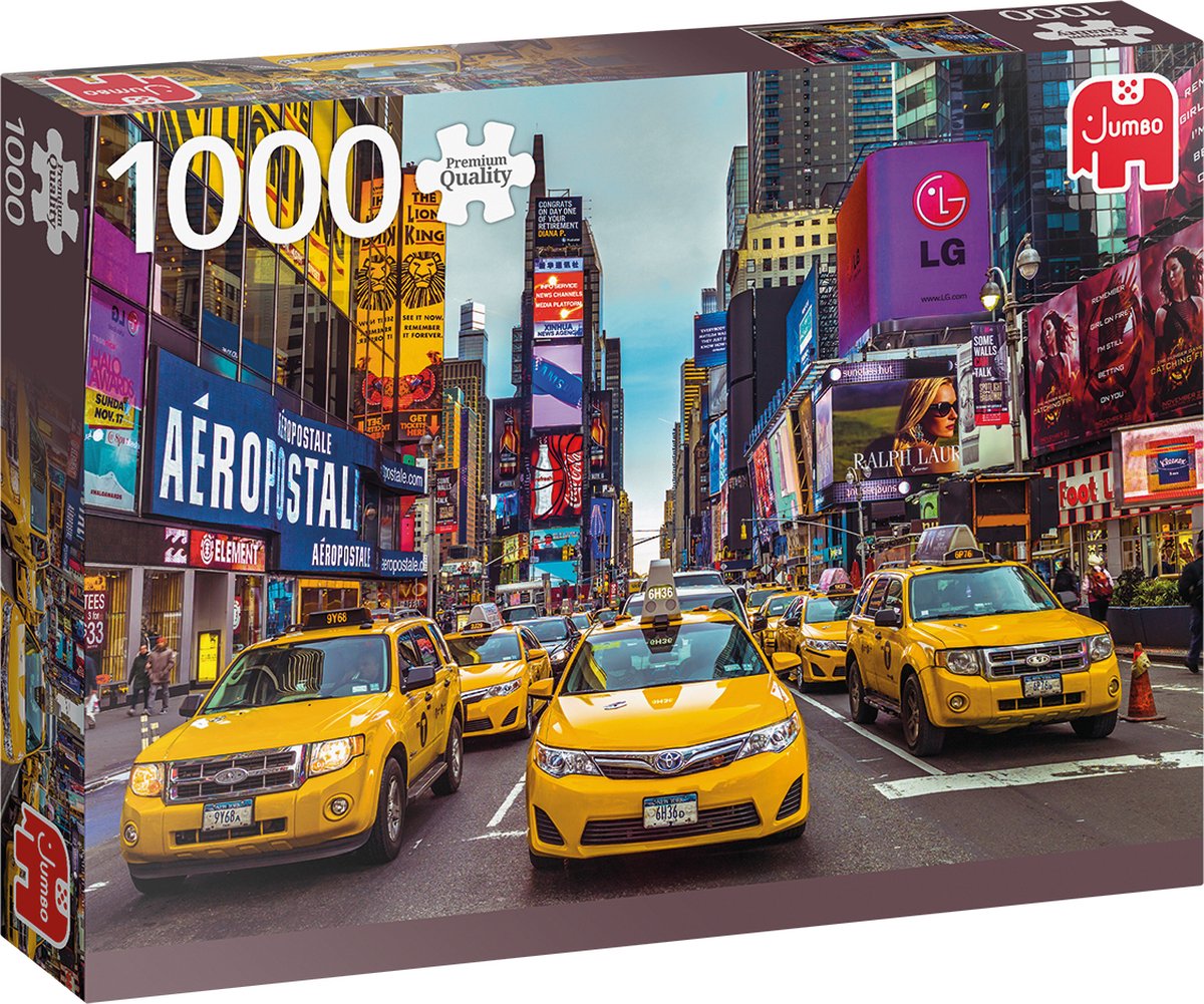   Premium Collection Puzzel New York Taxis - Legpuzzel - 1000 stukjes