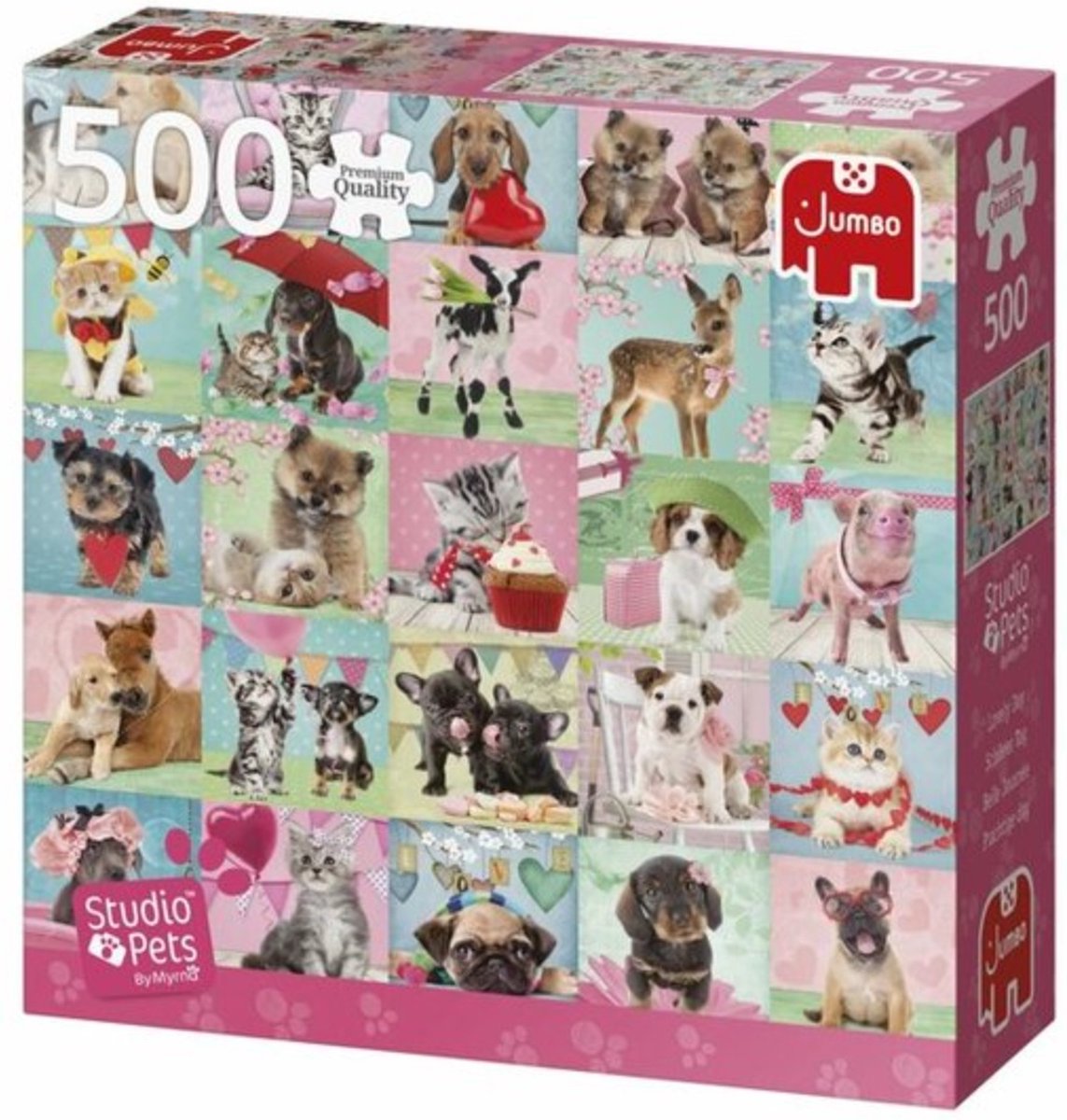   Premium Collection Puzzel Studio Pets Lovely Day - Legpuzzel - 500 stukjes