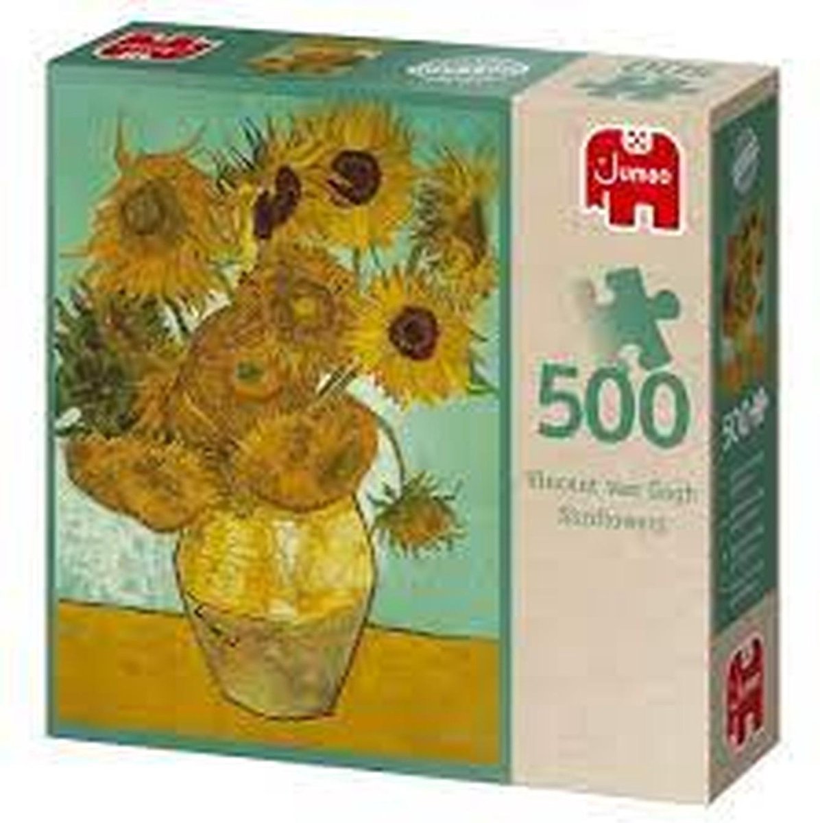   Premium Puzzel Vincent van Gogh Sunflowers - Legpuzzel - 500 stukjes