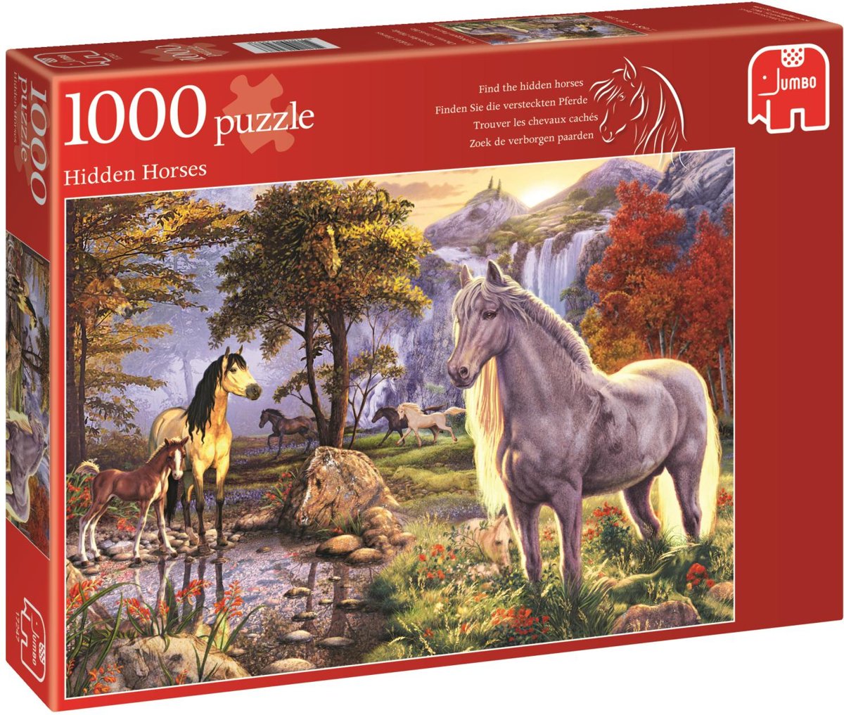 Jumbo Puzzel - Verborgen Paarden