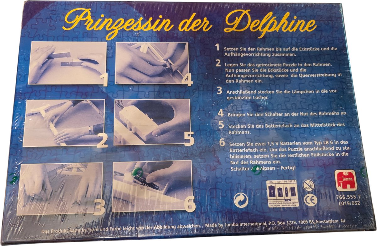   Puzzel Princes van de Dolfijnen +Verlichting