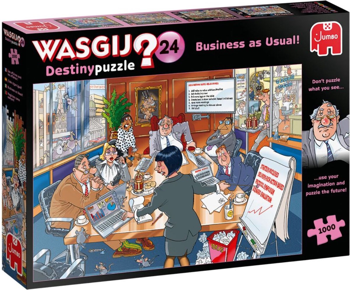 Jumbo Puzzel Wasgij Destiny 24 Business as Usual! 1000 Stukjes