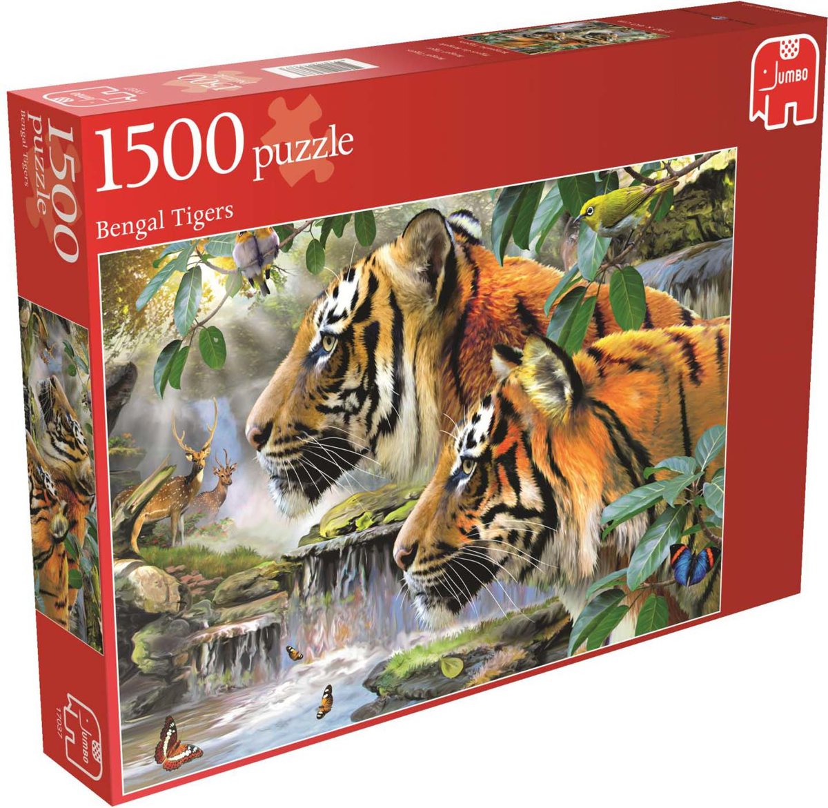 Jumbo Tigers From Bengal - Puzzels - 1500 stukjes