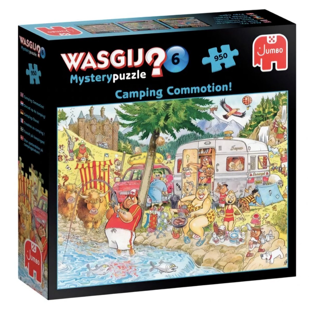  : Wasgij? 6 - Mystery Puzzel - Camping Commotion - 950 stukjes - Legpuzzel