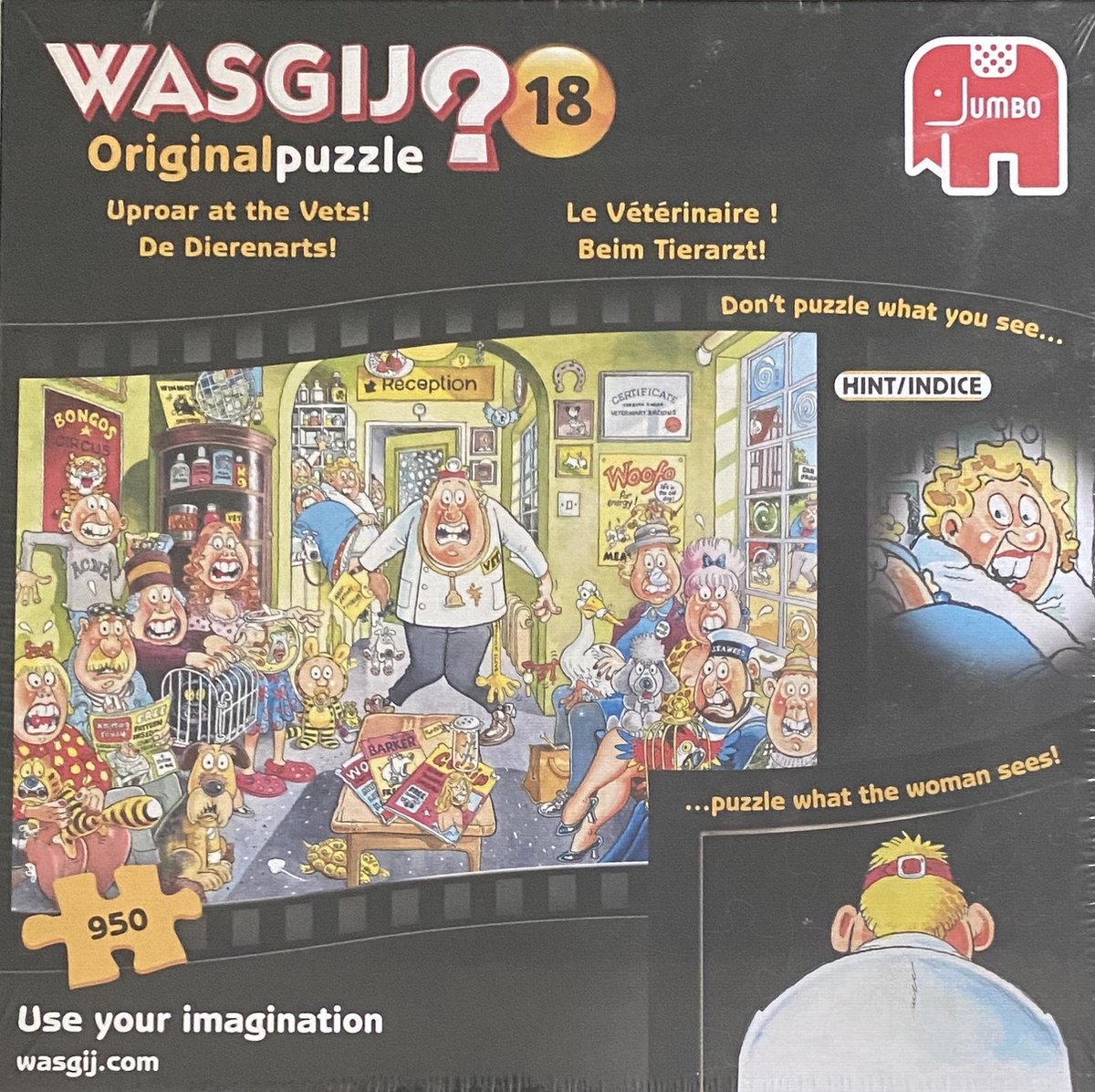 Jumbo Wasgij De dierenarts! 950