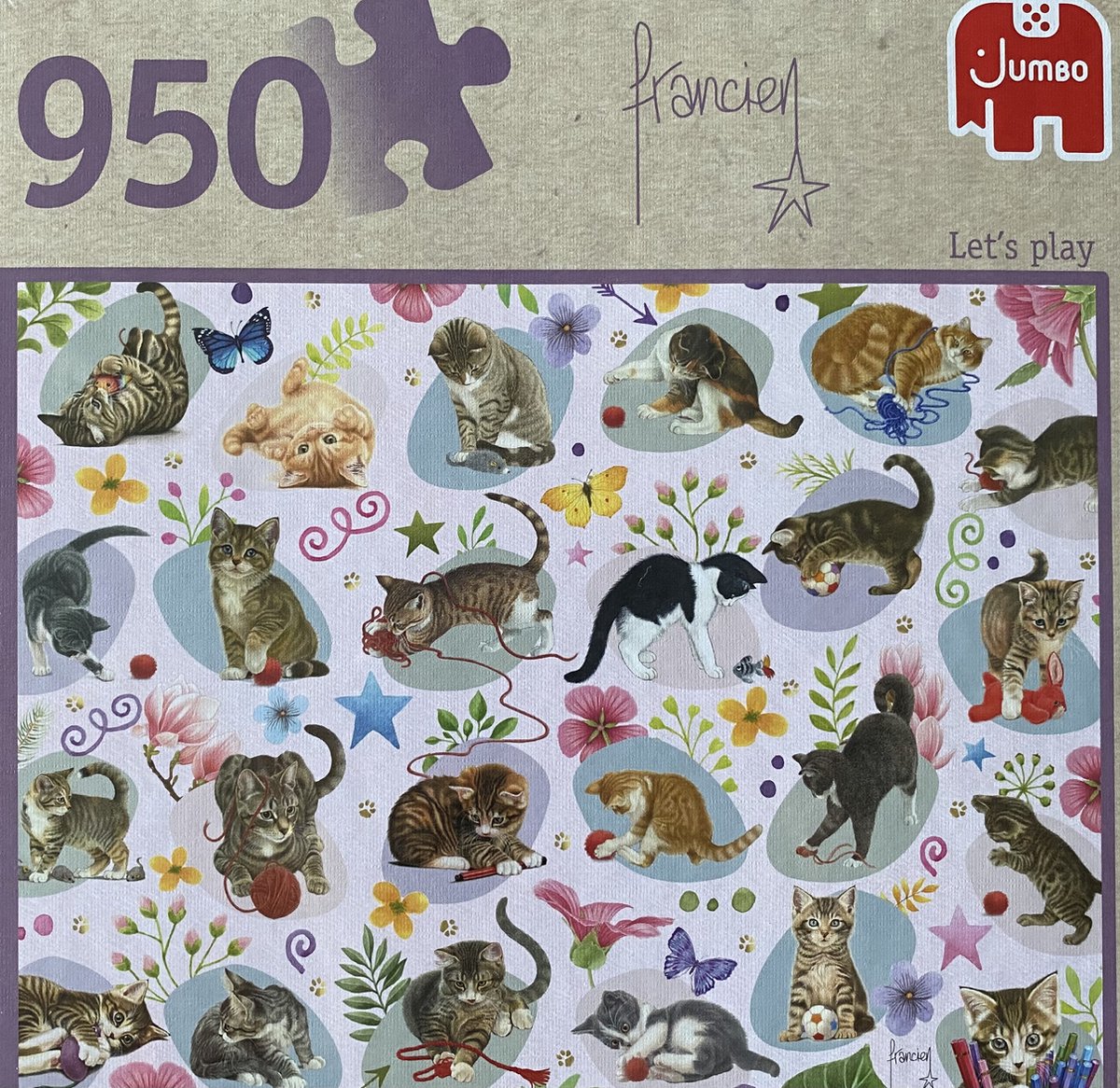   katten Letz’s play Francien puzzel 950 stukjes