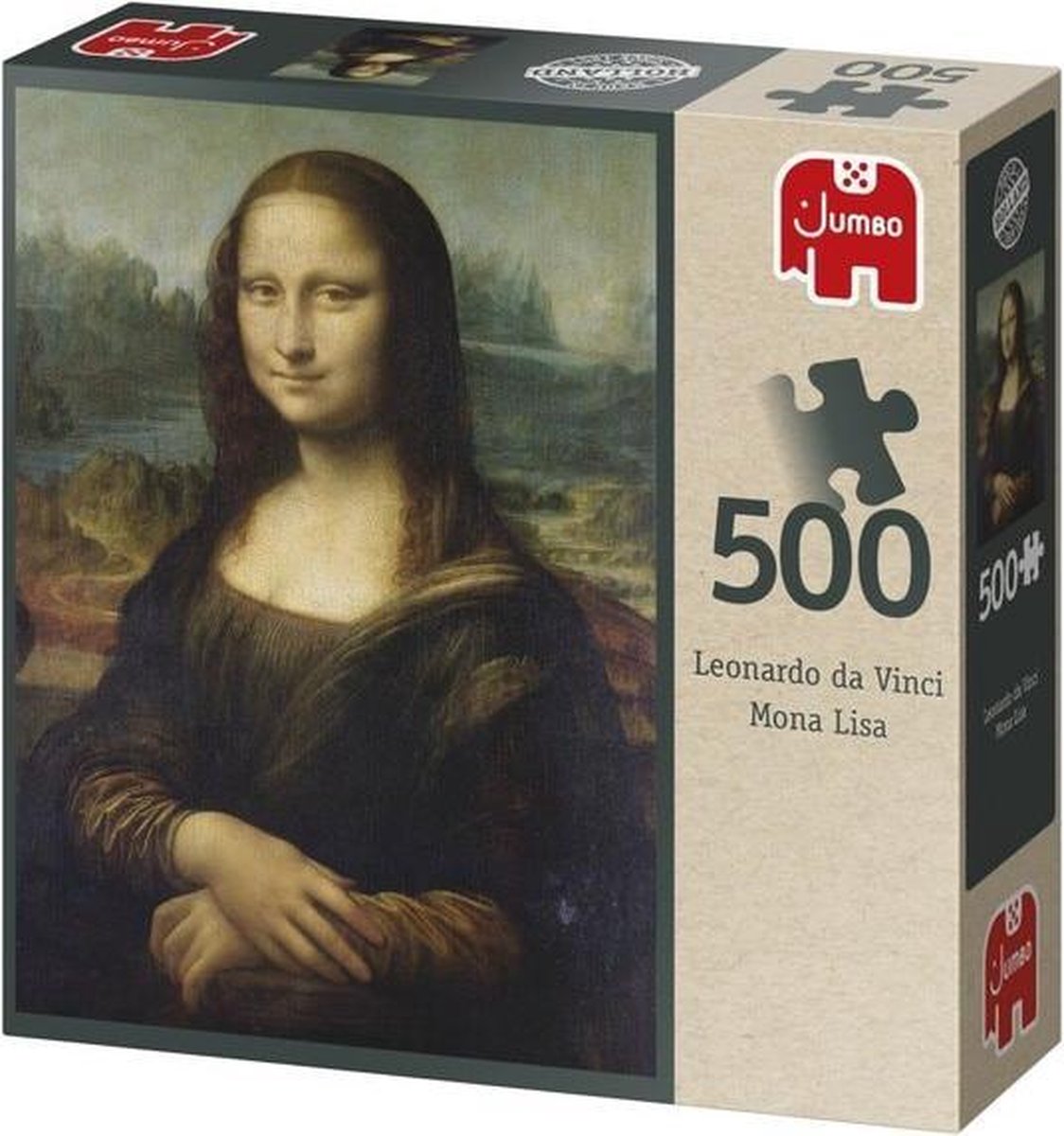   puzzel - Leonardo da Vinci Mona Lisa - 500 stukjes