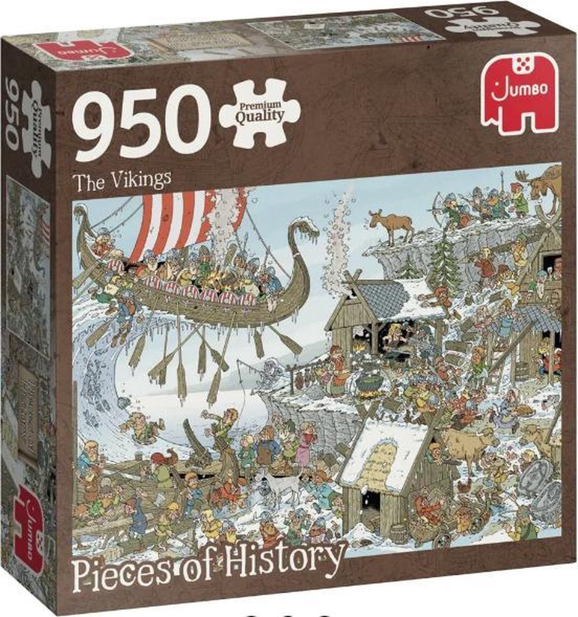   puzzel - Pieces of History - The Vikings - 950 stukjes