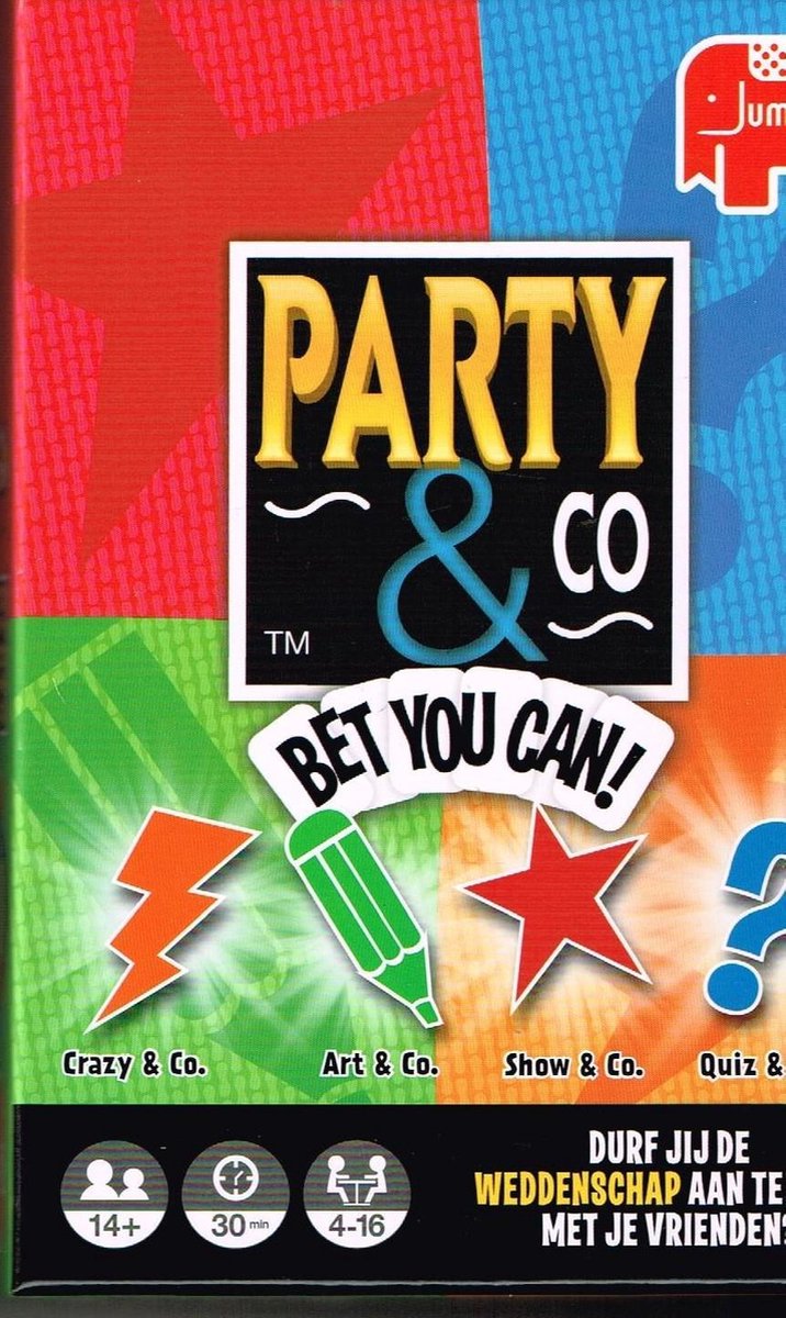 Party & Co Bet You Can gezeldschapsspel kaarten