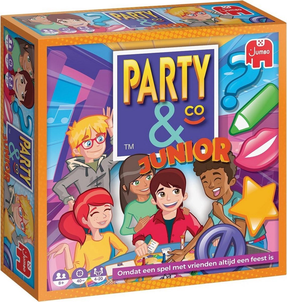 Party & Co. Junior - Bordspel voor kinderen - Vanaf 8 jaar - Actiespel - Partyspel