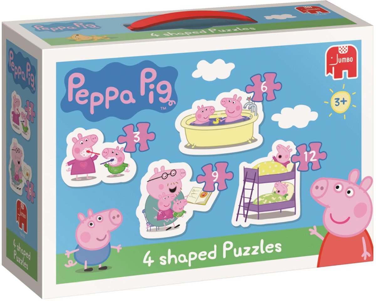 Peppa 4in1 Shaped Puzzle