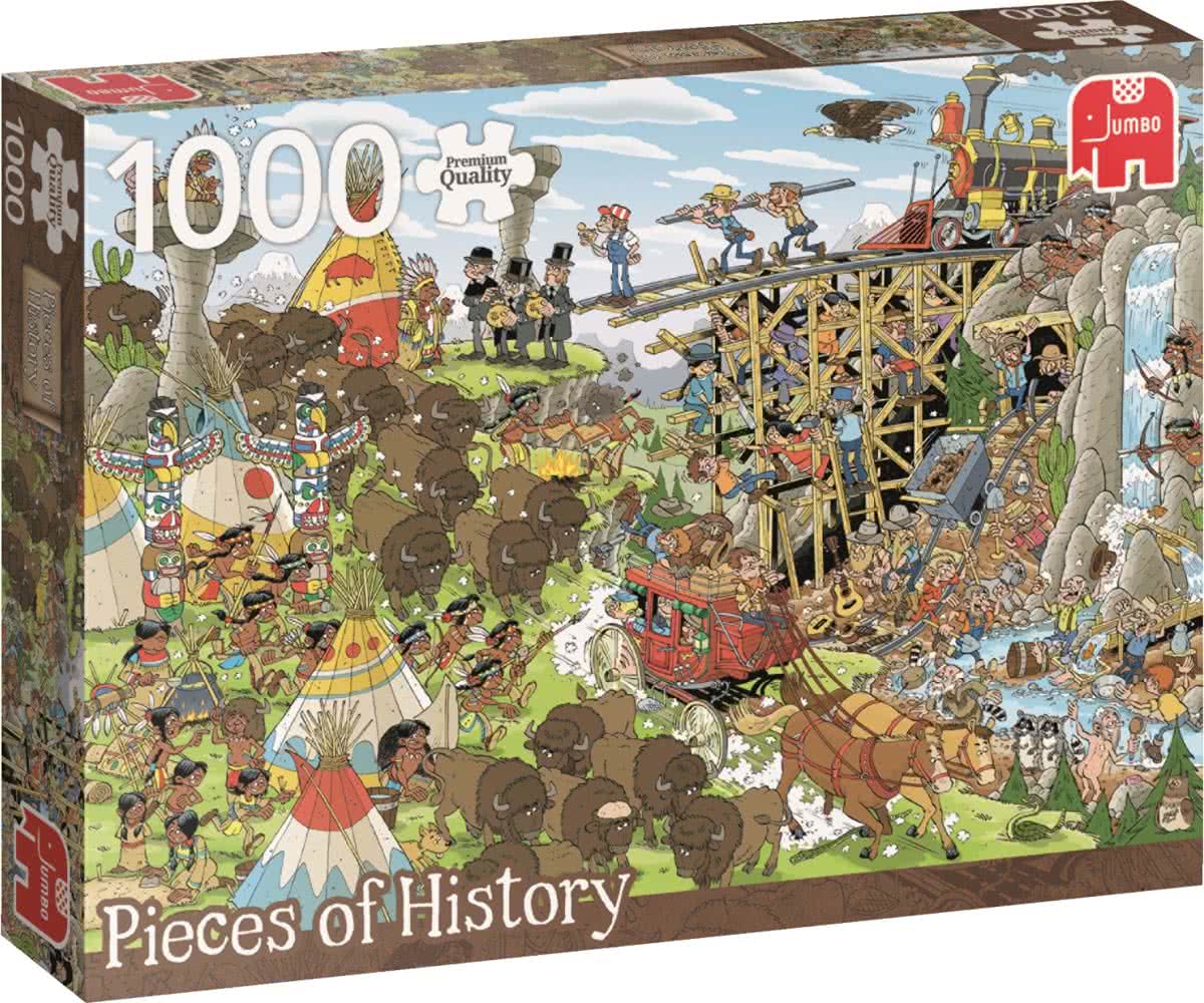 Pieces of History Wild West Puzzel 1000 stukjes