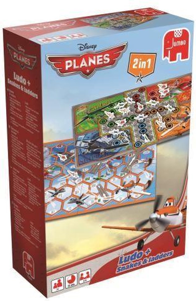 Planes 2 in 1 Ludo / Snakes en Laddeers