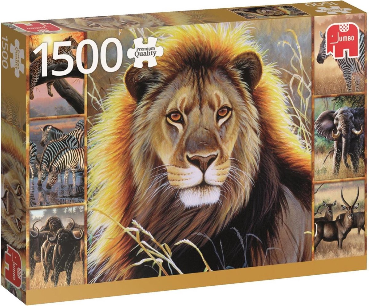 Puzzel 1500 stukjes - African Beauty - Leeuw