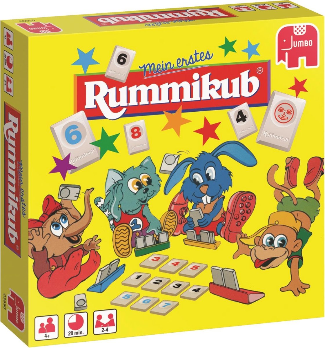 Rummikub Mein erstes Bordspel Op speelstenen gebaseerd