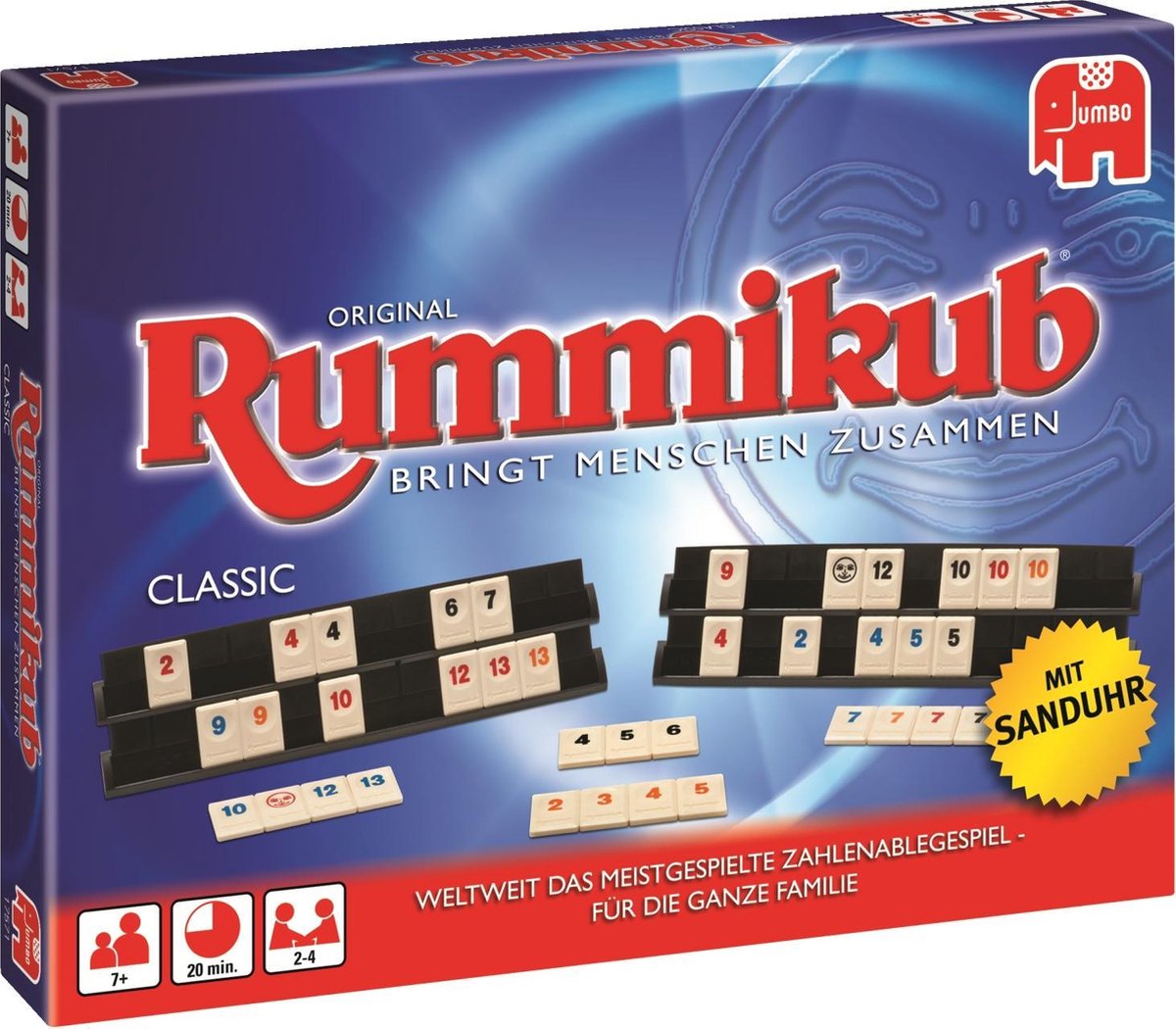 Rummikub Original Family Bordspel met tegels Kinderen & volwassenen