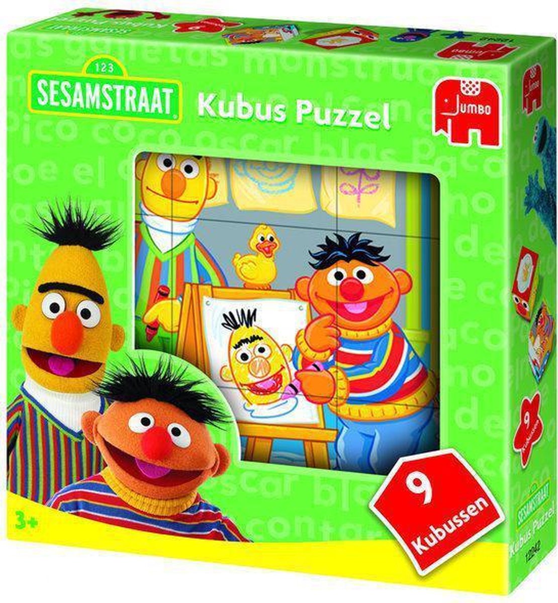 Sesamstraat 6 Cubic Puzzels