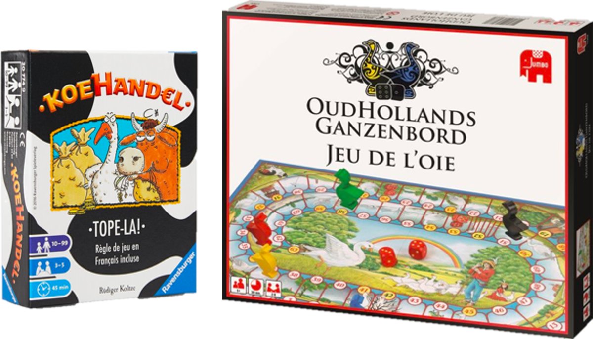 Spelvoordeelset Ganzenbord NL/FR - Bordspel & Ravensburger Koehandel