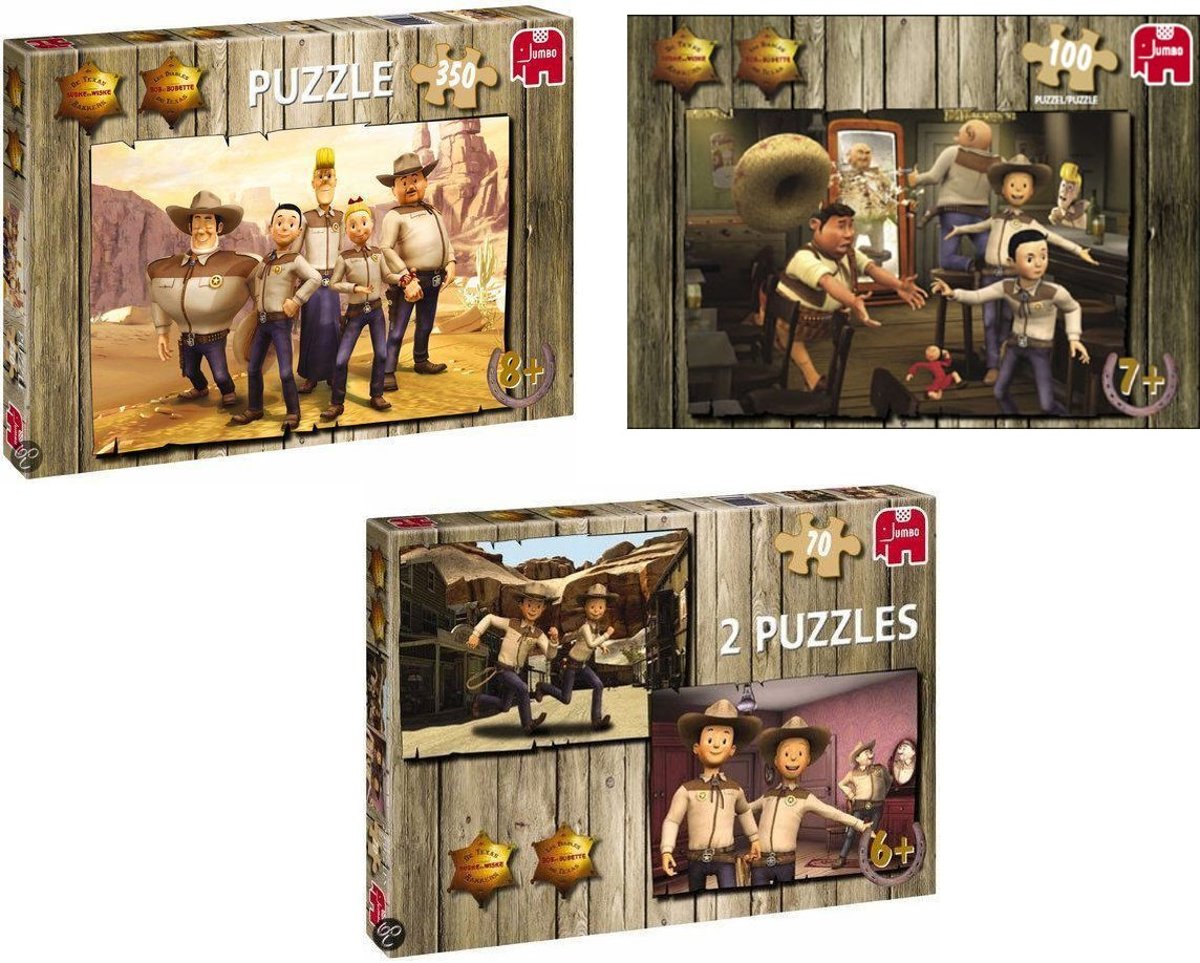 Suske en Wiske Puzzel voordeelpakket  3 puzzels