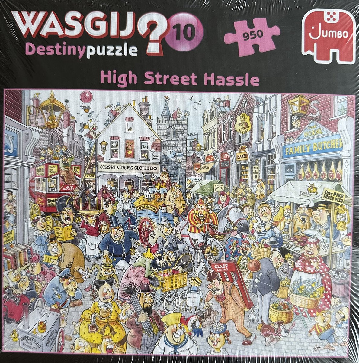 Wasgij? 10 Destiny puzzle high street hassle chaos in de winkelstraat jumbo puzzel 950 stukjes