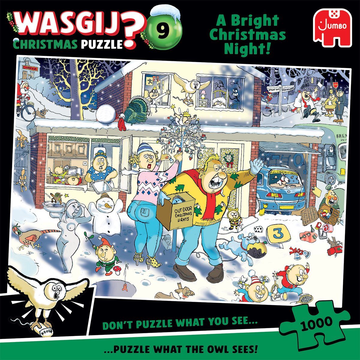 Wasgij Christmas 9 - A Bright Christmas Night! - 1000 stukjes