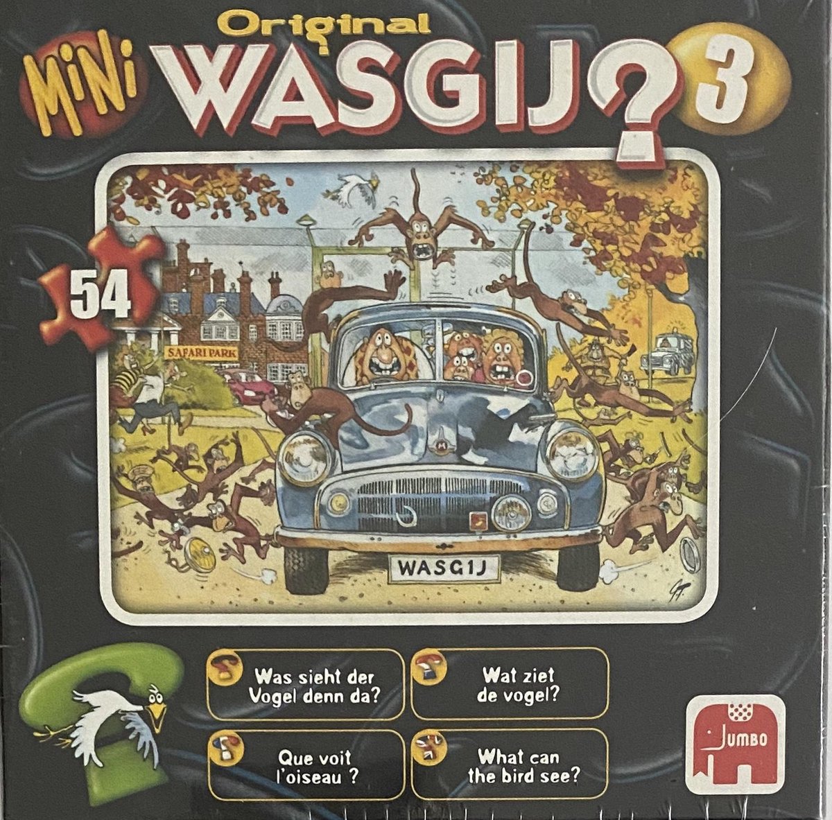 Wasgij Jumbo mini wat ziet de vogel? 54