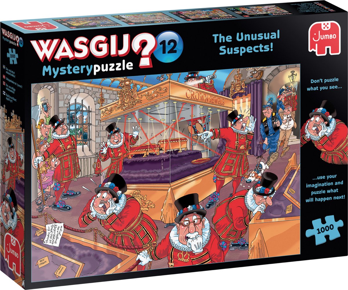 Wasgij Mystery 12 - De onverwachte verdachten! - 1000 stukjes - puzzel