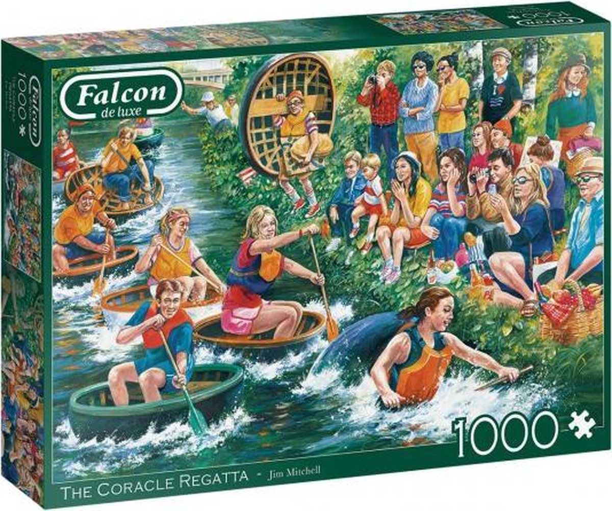 legpuzzel The Coracle Regatta 49 x 68 cm 1000 stukjes