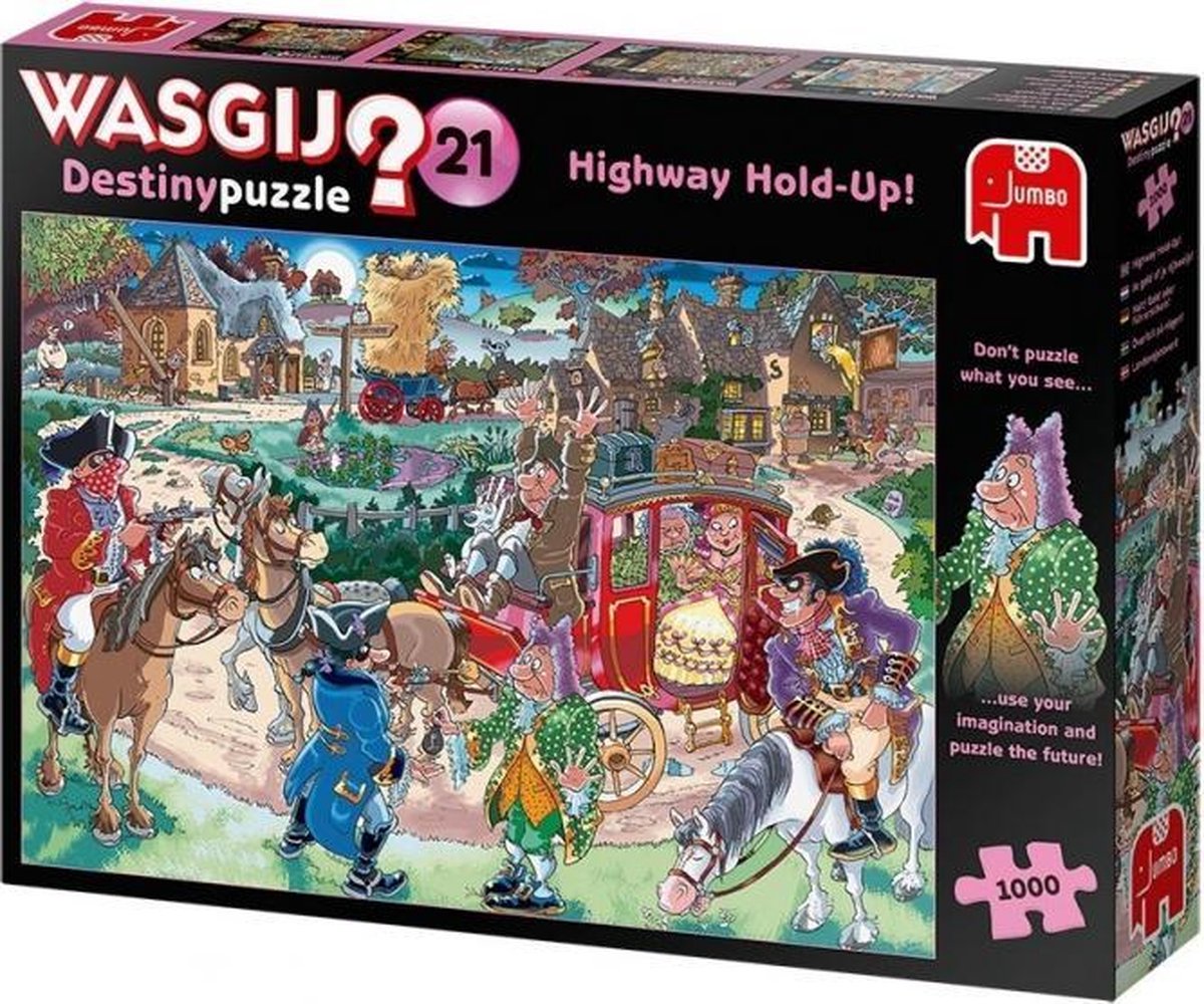 legpuzzel Wasgij Destiny 21 Highway Hold-Up 1000 stukjes