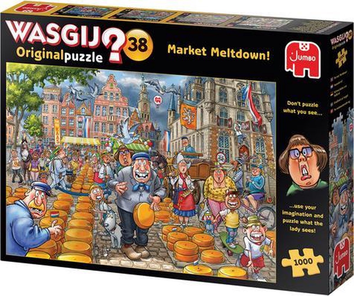 legpuzzel Wasgij Market Meltdown! 1000 stukjes