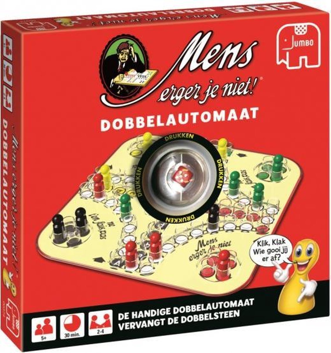 mens erger je niet met dobbelautomaat junior