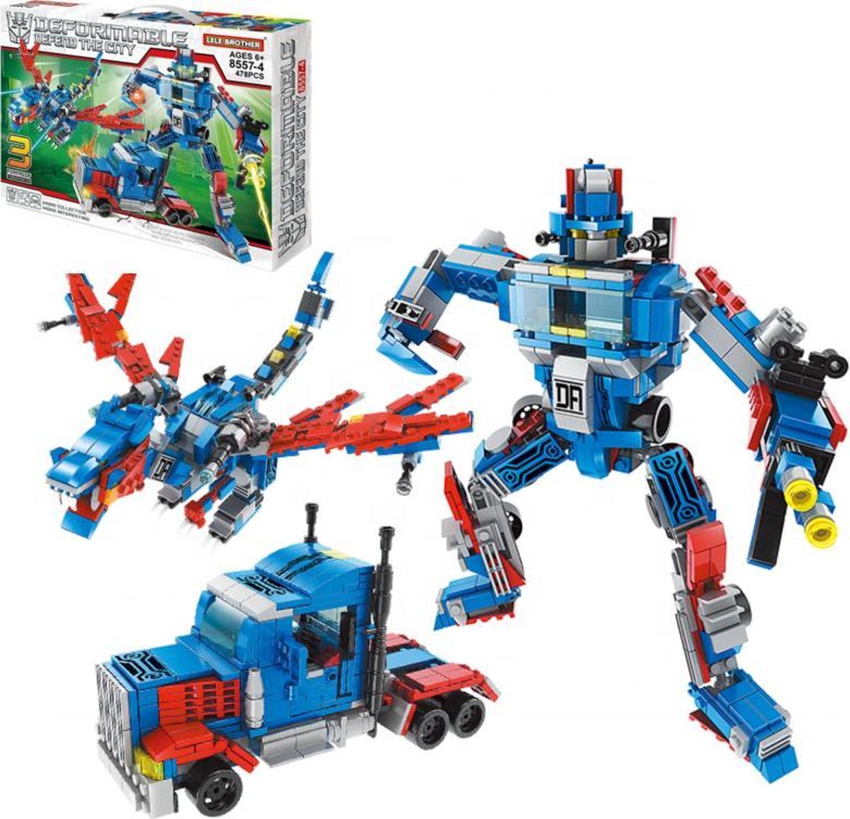 Transformers speelgoed robots - Robot speelgoed - bouwpakket - Transformerende robot - Kerstcadeau